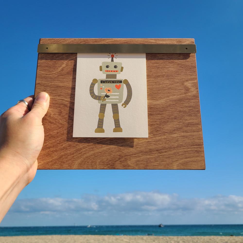 휴대용 자석  나무 화판 (어반스케치 드로잉 야외용) 카제랩(Kaze labs)