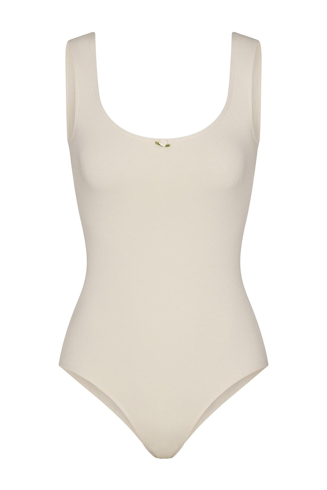 ORGANIC PERFECT SCOOP BODYSUIT IN BODY BUTTER - XS / Body Butter