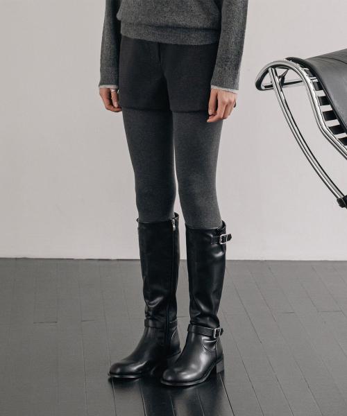 버클 디테일 롱부츠_MIAXAFT03C