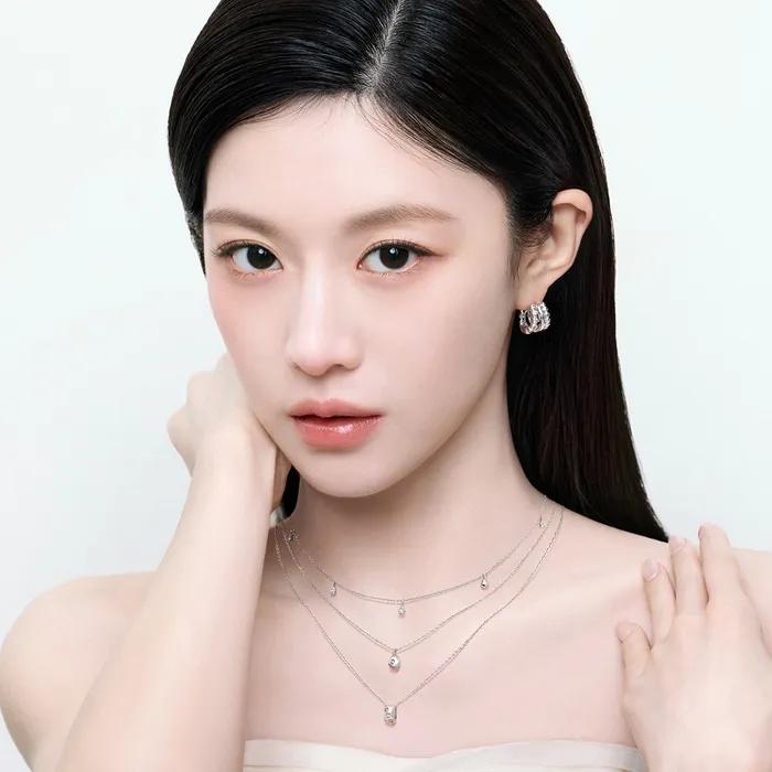 미스두 실버 귀걸이 JDRET6S01ZC