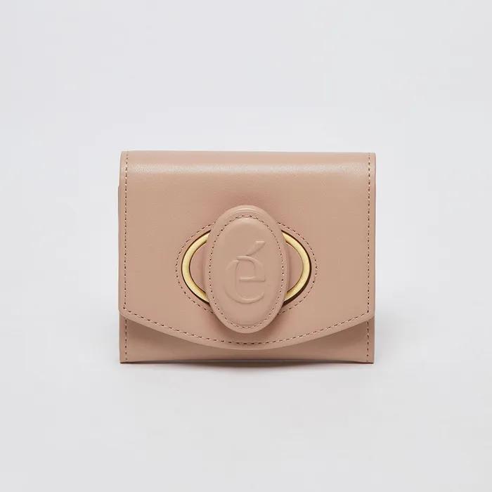 Oval wallet(Piggy pink)