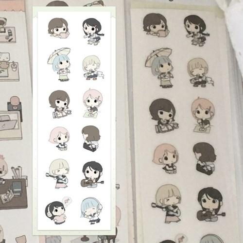 [소소히히] 소녀일상 여름편 씰스티커