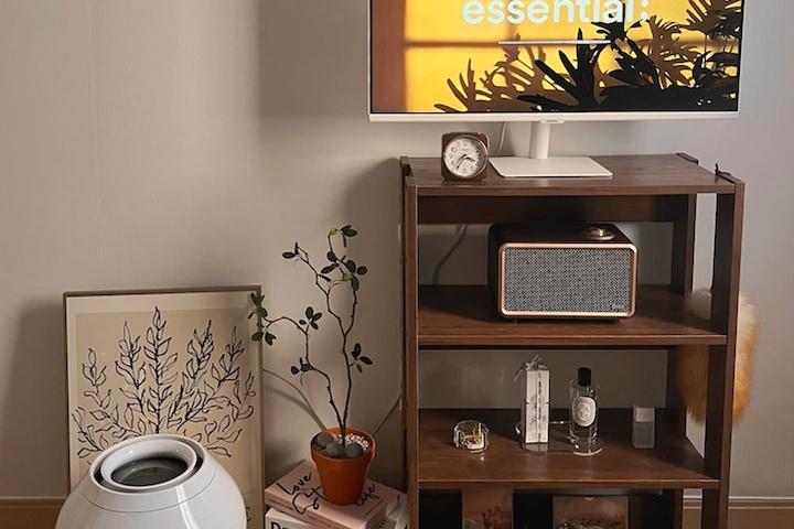 감성 오픈 우드 수납 틈새 선반 책장 수납장 3colors (가로 60cm)