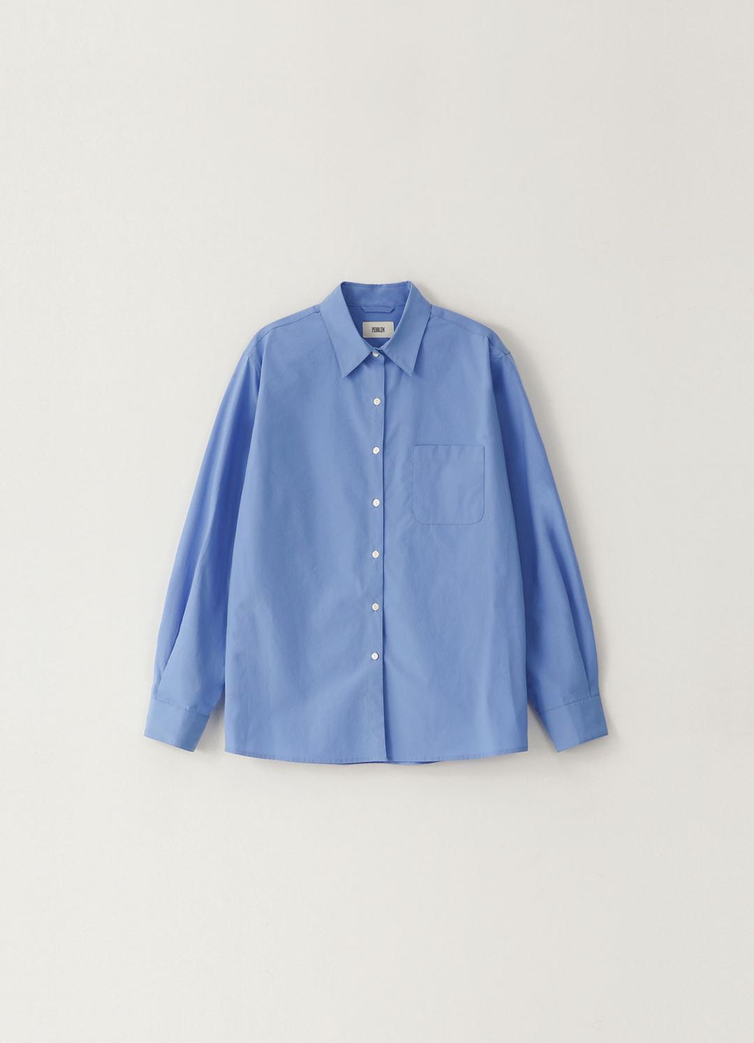 Slim Basic Shirt - Blue