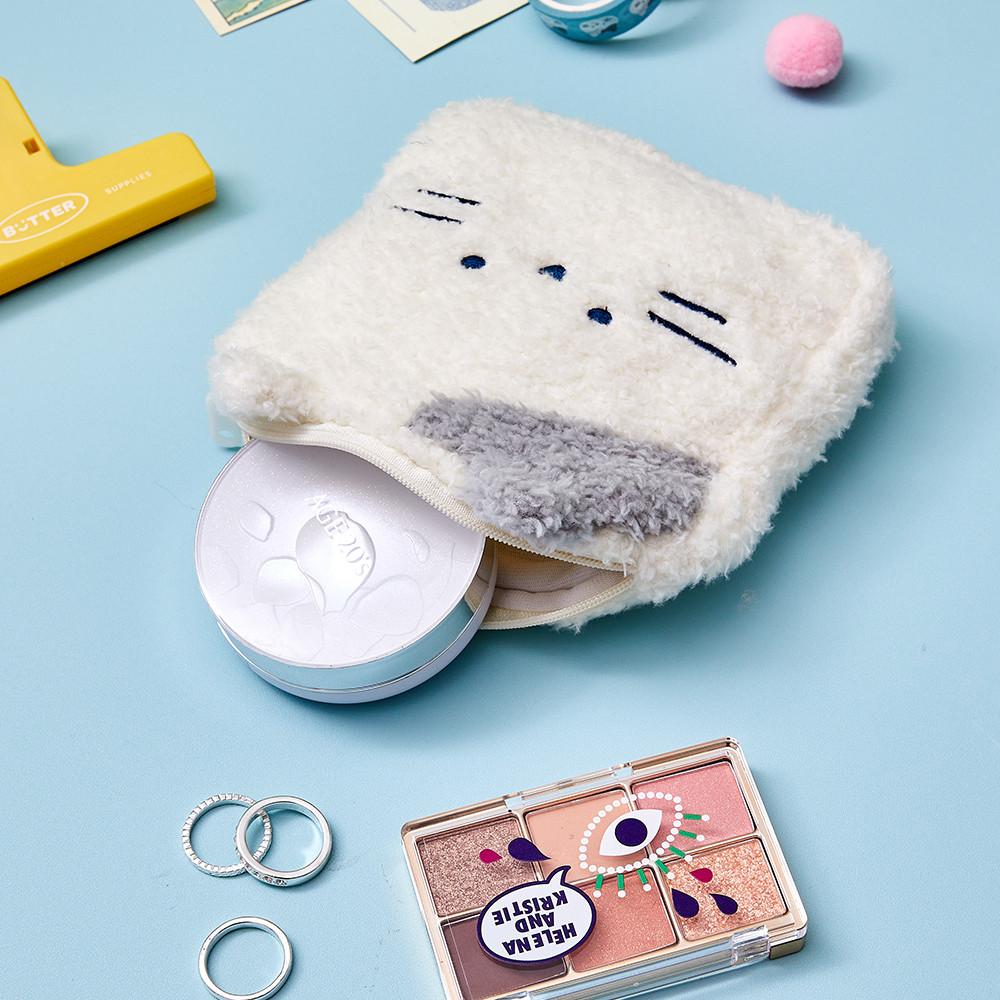 버터샵 밀크캣 버터패밀리 네모네모 코스메틱 파우치