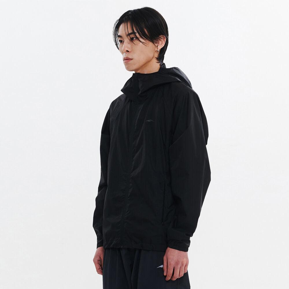 WINDSHELL HOODY JACKET (BLACK)