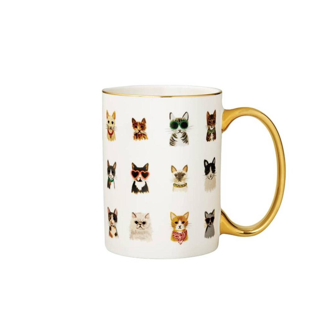 라이플페이퍼 Cool Cats 도자기 머그컵 470ml