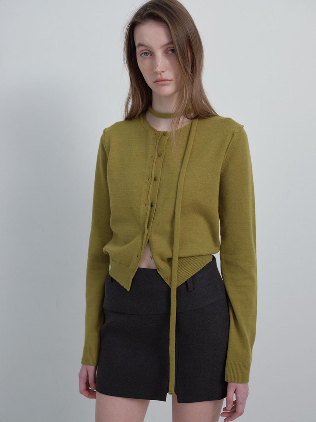 Tie Knit Cardigan VK6SD155_3color