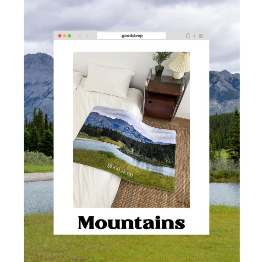 포인트러그 산바다 자연그림 발매트 힙한 아이템 카페 인테리어 용품