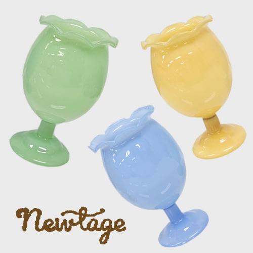 뉴티지 버드고블렛 밀크글라스 3 color