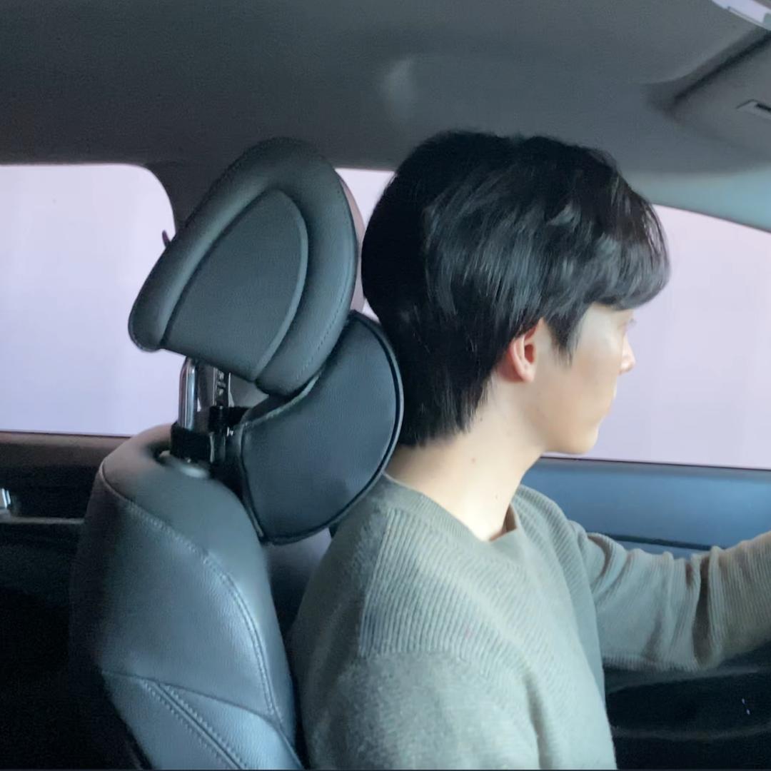 우리하루 카넥 차량용목쿠션 자동차목베개 운전석 헤드레스트받침