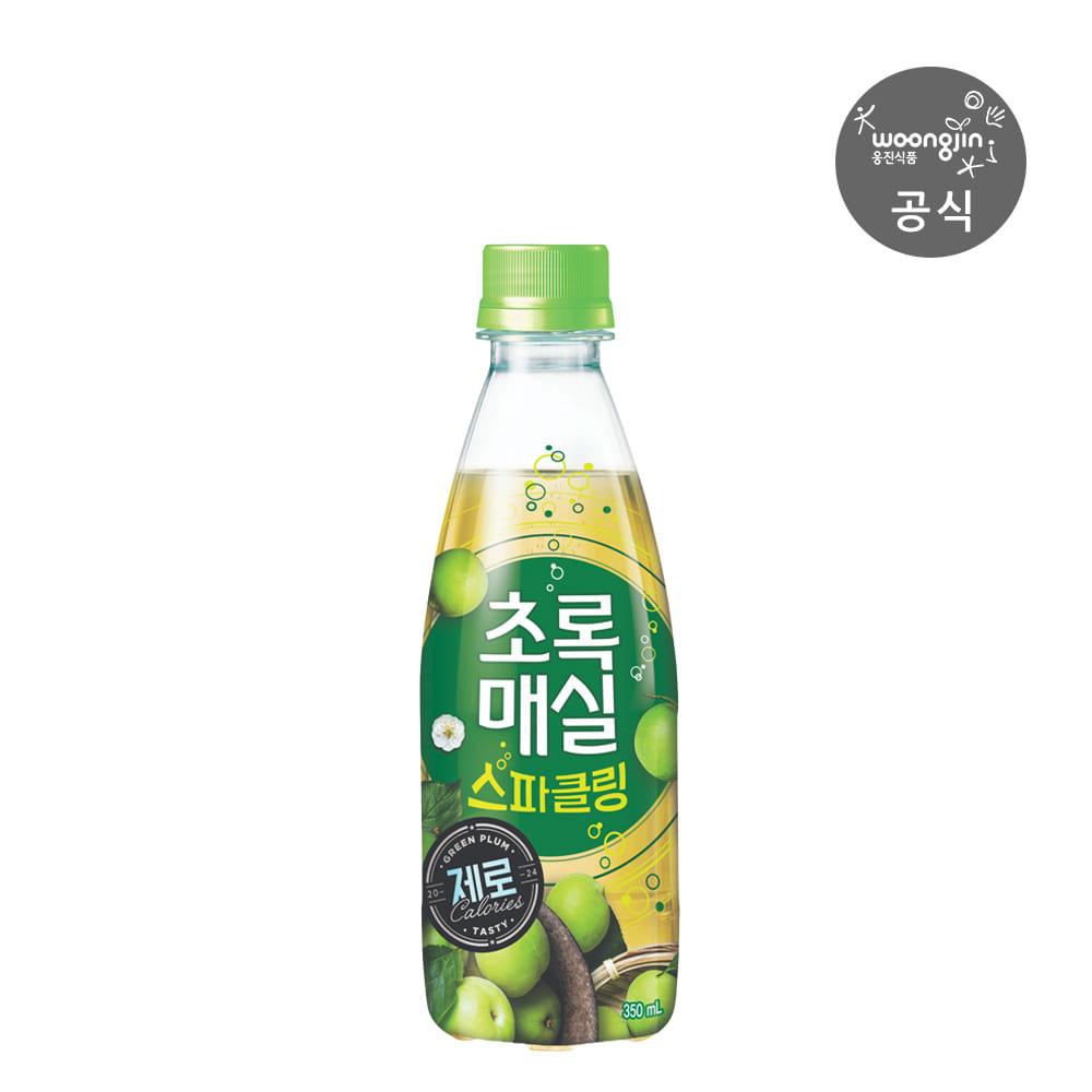 초록매실 스파클링 제로 350mL 20개