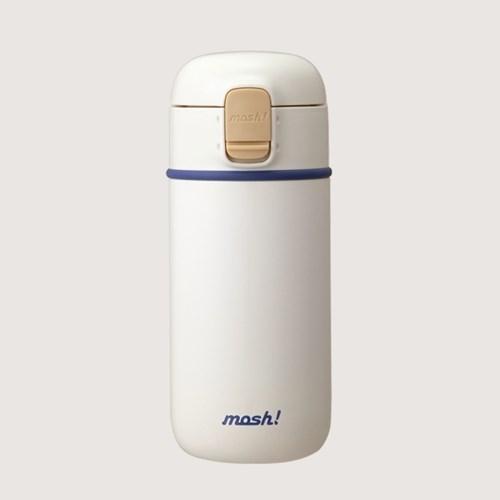 [MOSH] 모슈 라떼 원터치 텀블러 450ml 화이트