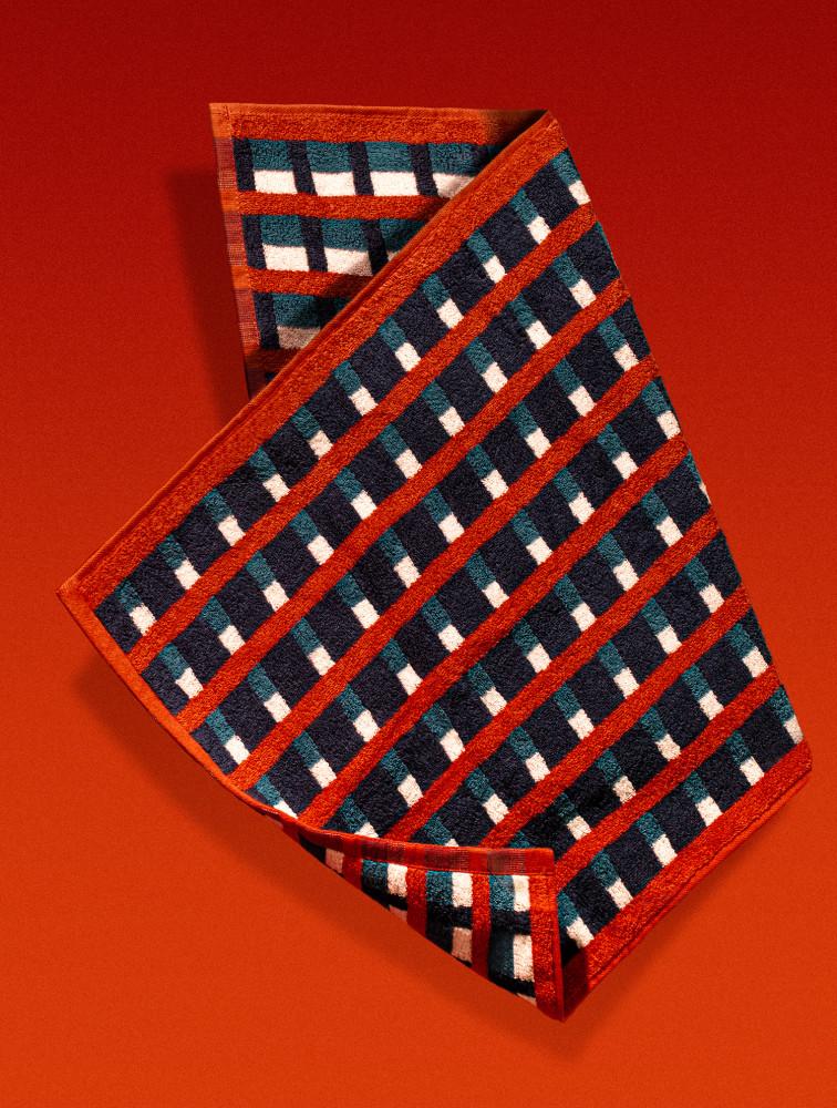 [타월로지스트x키티버니포니]Glee Red 40x80cm,1ea