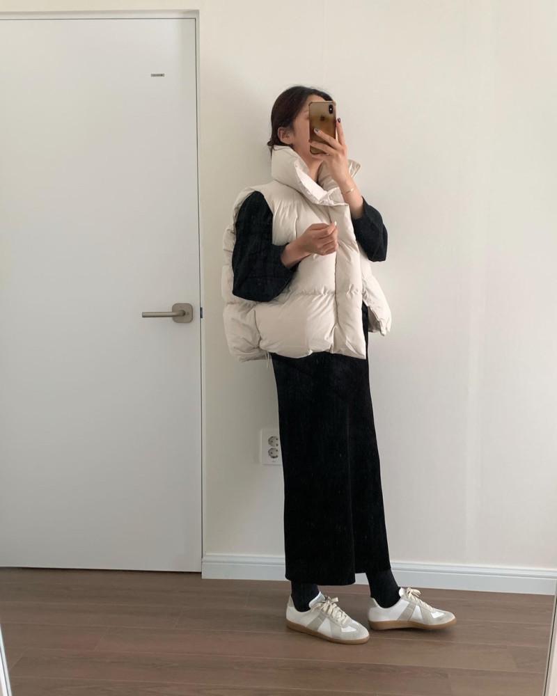 400장 돌파 빅사이즈 롱 골지 벨로아 스커트