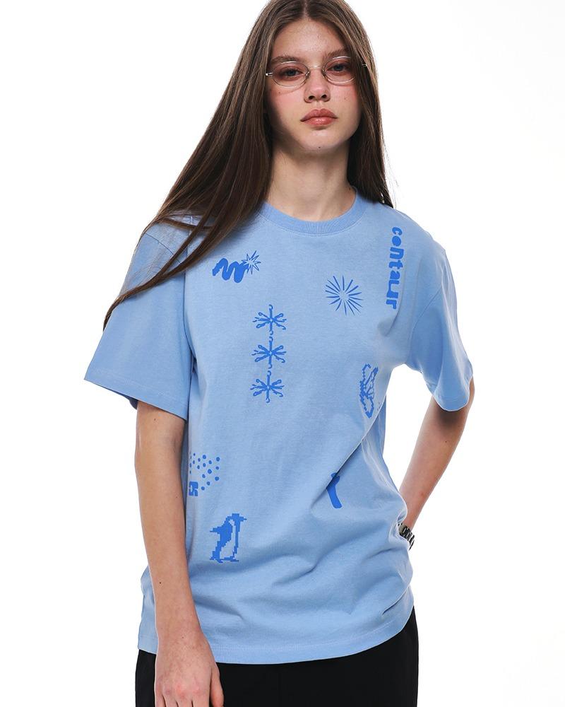 [5/23 예약배송] CENTAUR ARCHIVE T-SHIRT_SKY BLUE