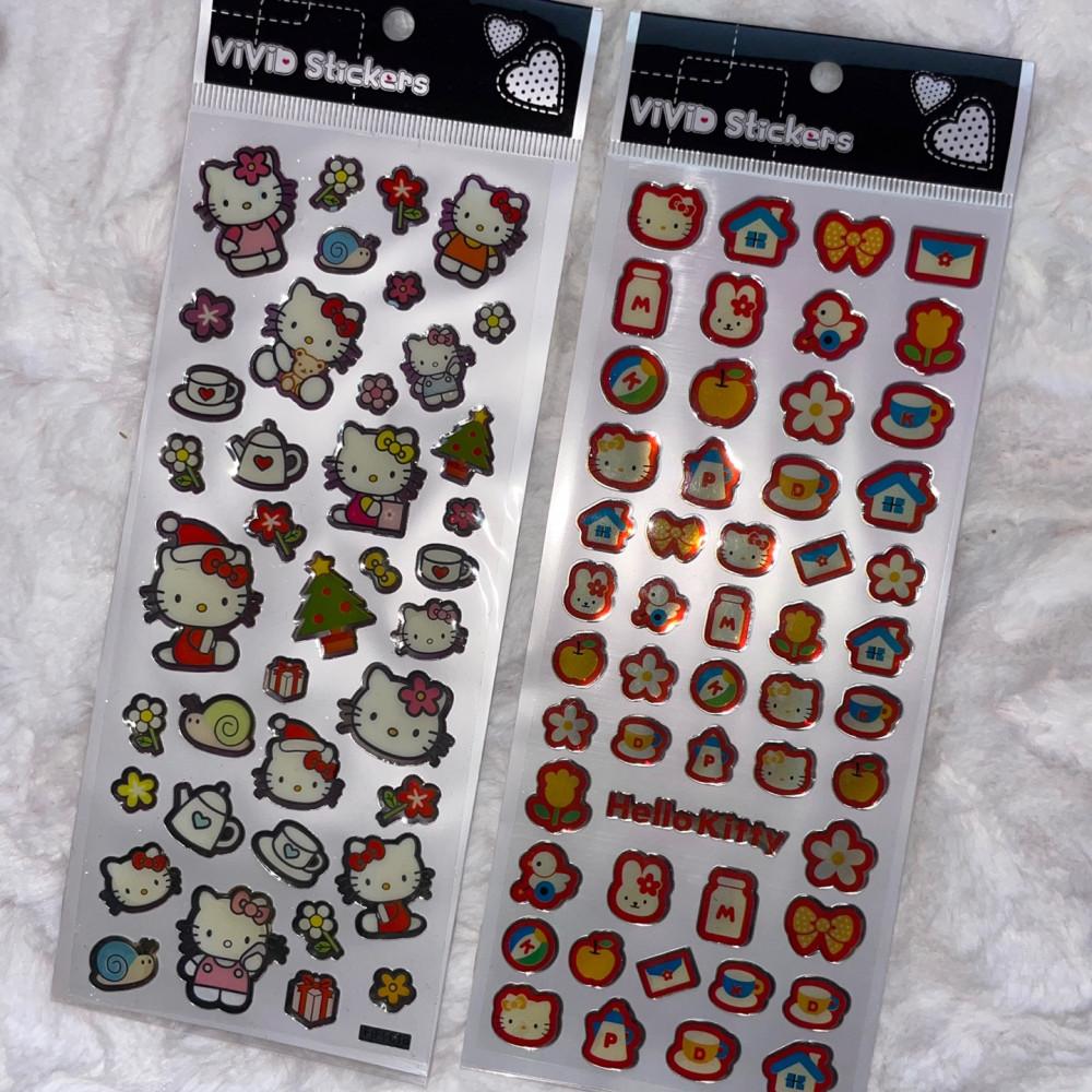 [고전문구] 헬로키티 고전 씰스티커 2종 (선택가능)