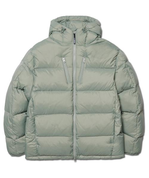 EMBER HOODED DUCK DOWN - PALE KHAKI
