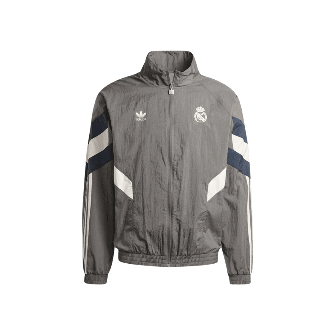 Adidas Real Madrid 2024/25 Lifestyler Anthem Track Top Charcoal - KR Sizing