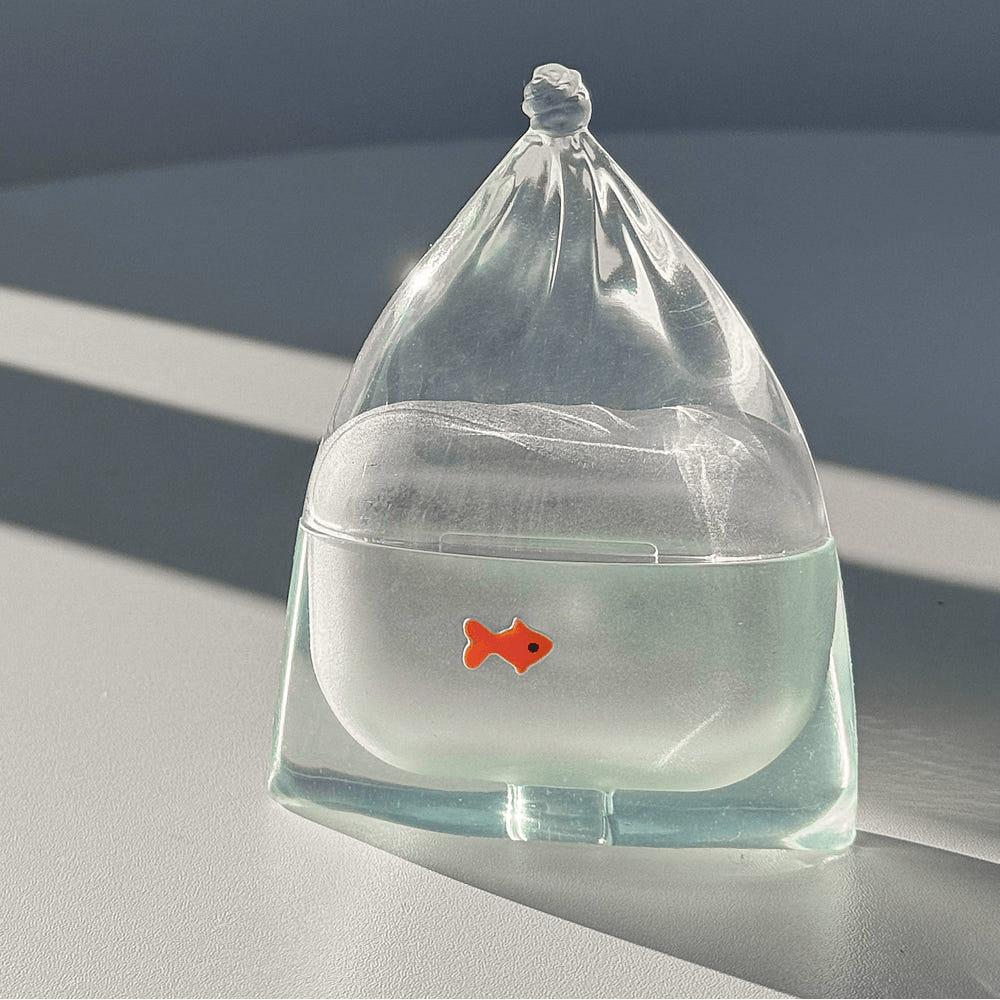 New Goldfish Fishbowl 에어팟 케이스