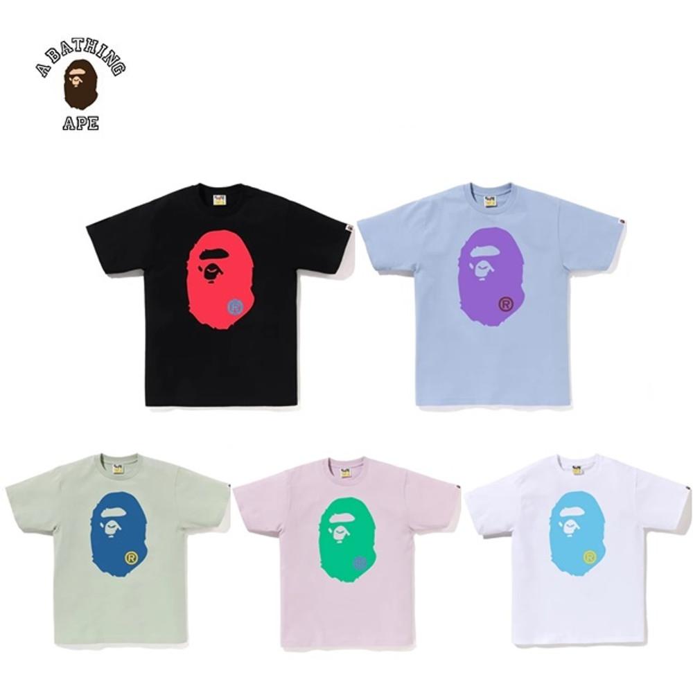 베이프 컬러스 빅 에이프 헤드 반팔티 COLORS BIG APE HEAD TEE