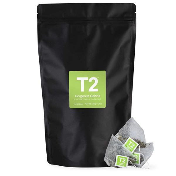 T2 Tea 골져스 게이샤 그린 티 60티백 (B115AG012)
