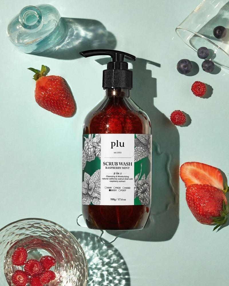 플루 스크럽 바디 워시 라즈베리 민트 500g