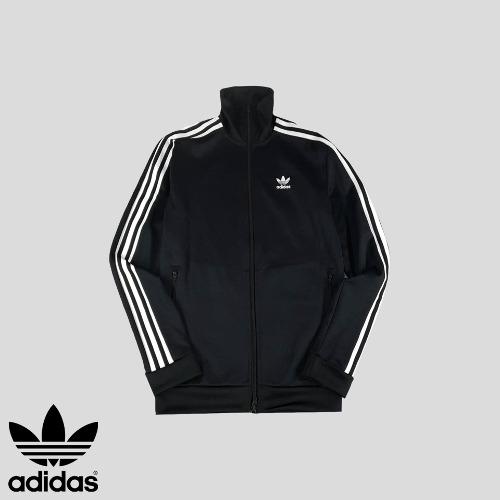 아디다스 블랙 삼선 베켄바우어 투웨이 트랙탑 집업 져지  SIZE S