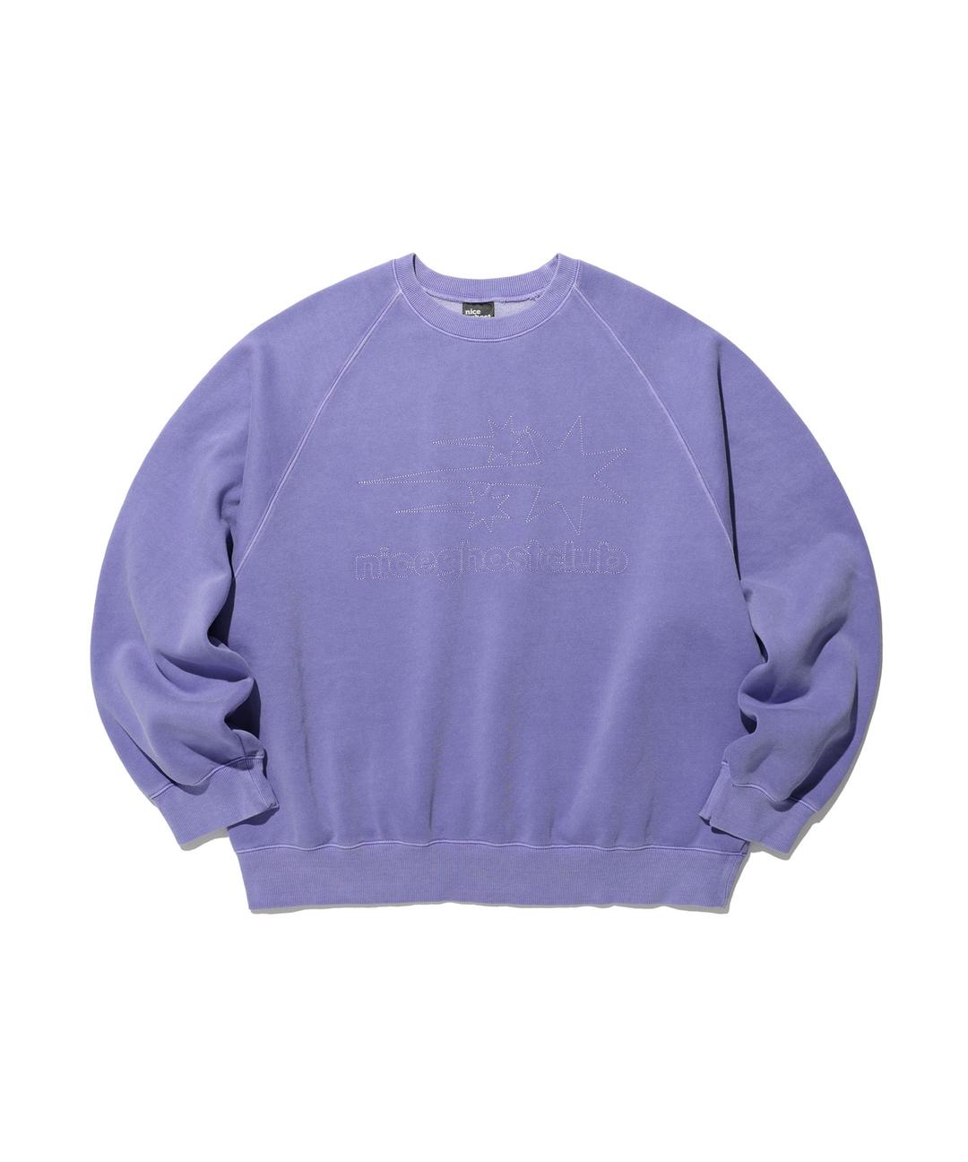 LOGO PIGMENT SWEATSHIRTS[PURPLE]
