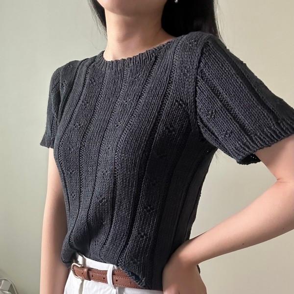 라일락 스웨터 여름버전