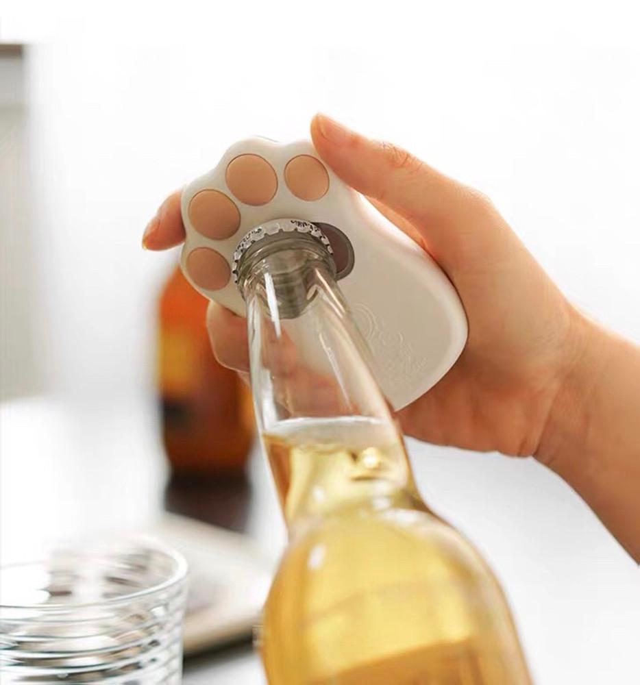 고양이발 냉장고 자석 오프너 병따개