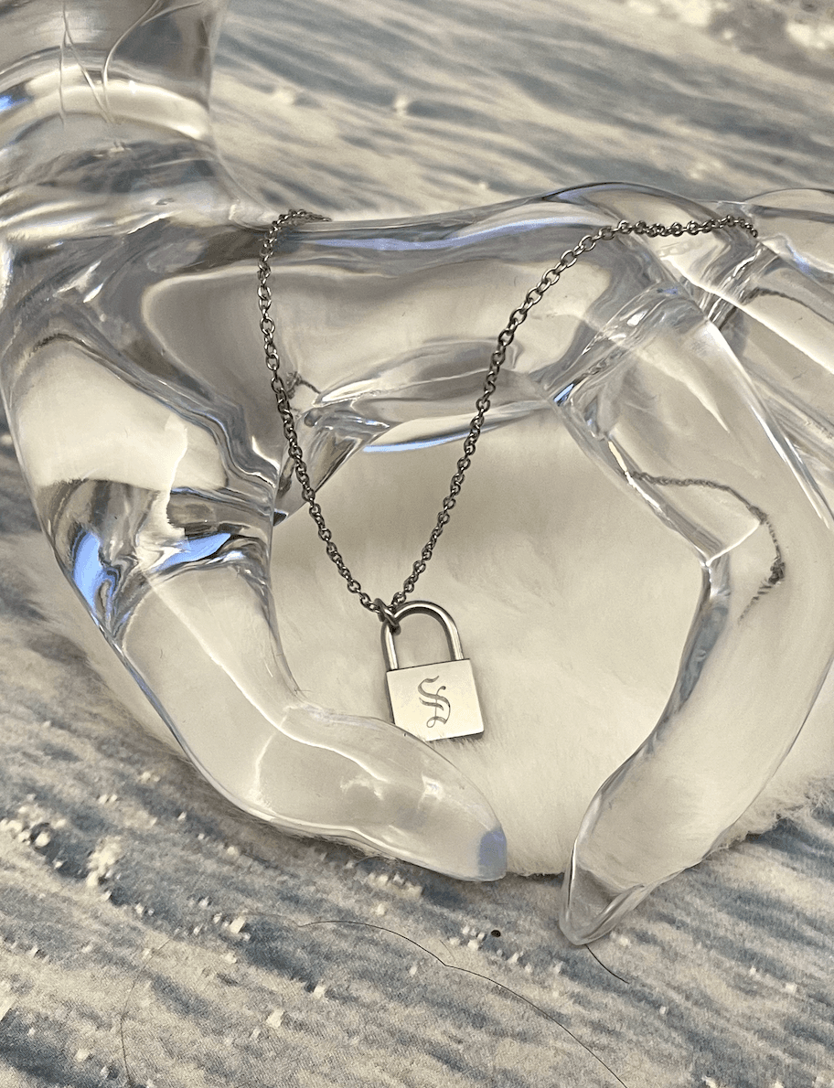 S Lock Necklace