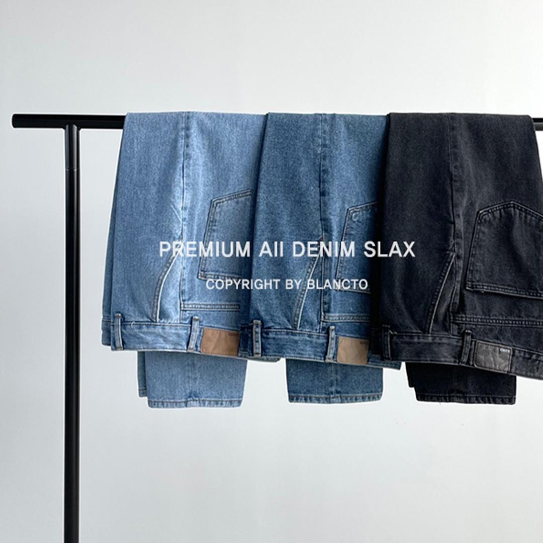 #BL 3계절 일자핏 데님슬랙스 3color