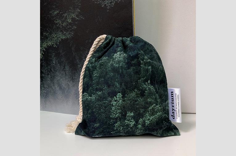 6차입고* [데이리움] 스트링 파우치 - 녹턴