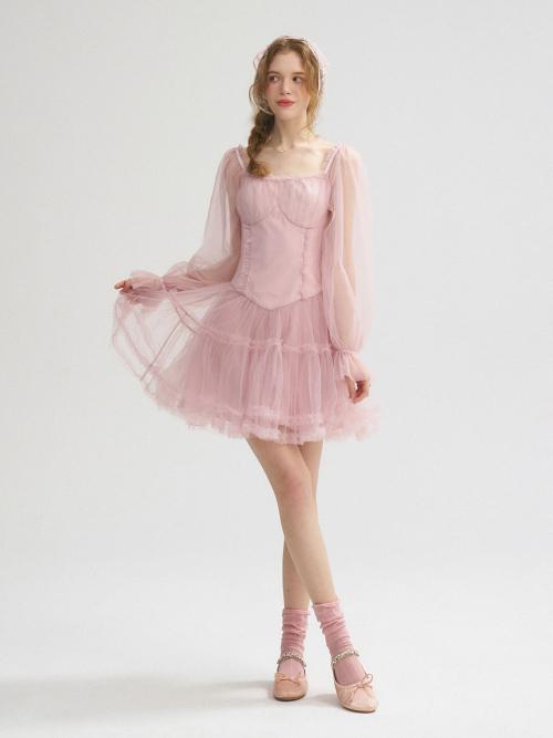 모브 레이스 미니원피스