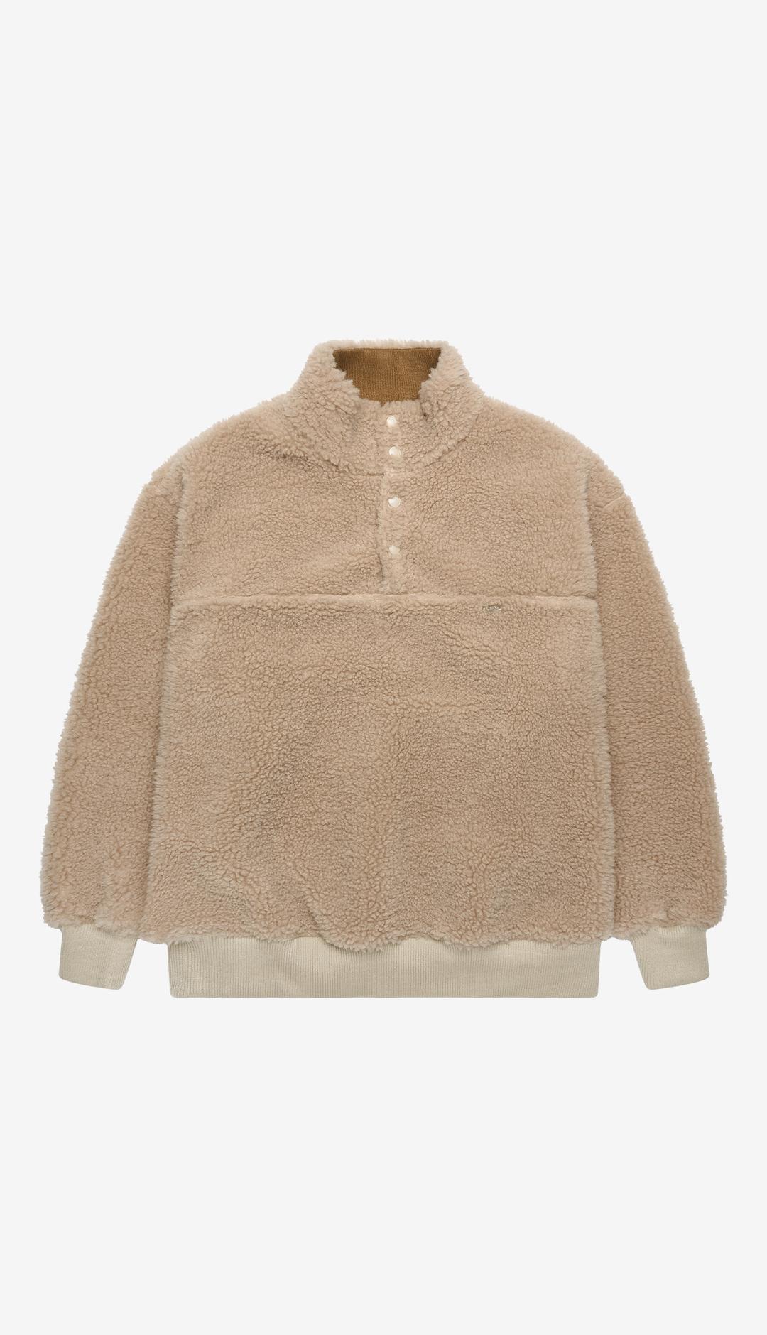 265. Teddy Sweatshirt _ Deep Beige