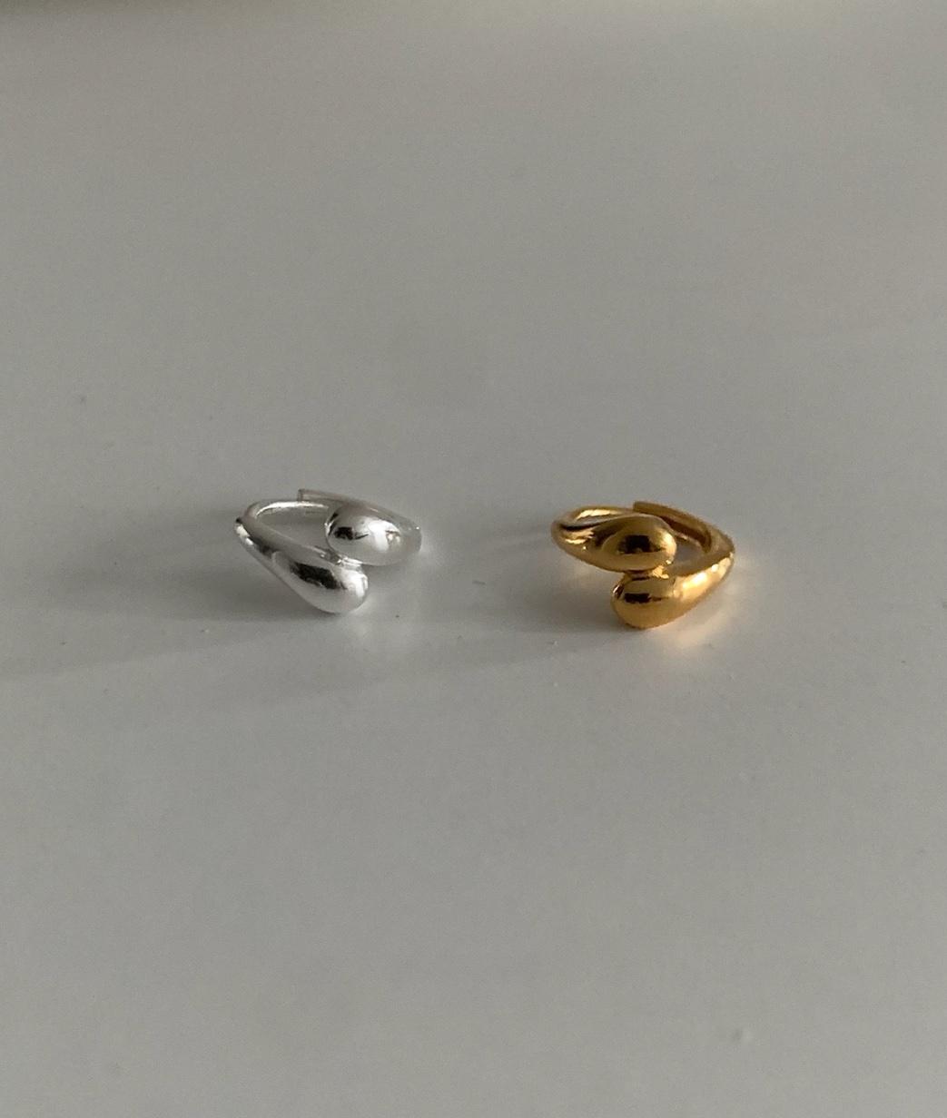 (silver925) Mini fairy one touch earrings