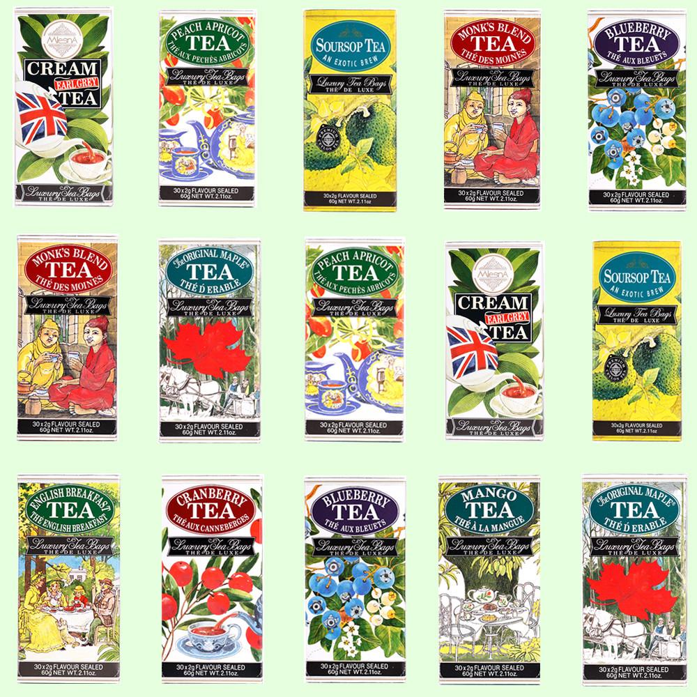 믈레즈나 아이스와인 티 홍차 스리랑카 크림 얼그레이 복숭아 밀크티 티백 차 TEA