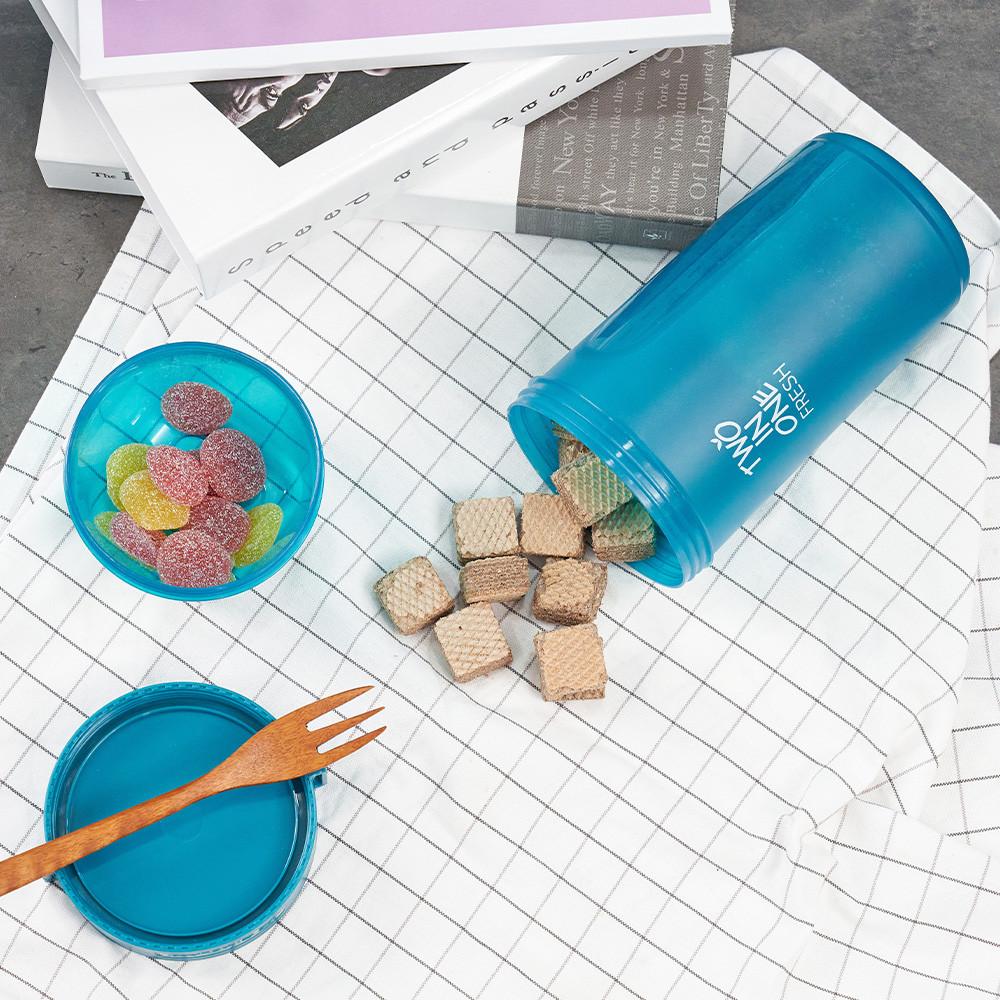 씨밀렉스 프레쉬 투인원 런치박스 샐러드 요거트 다이어트 직장인 도시락통 피크닉 시리얼용기