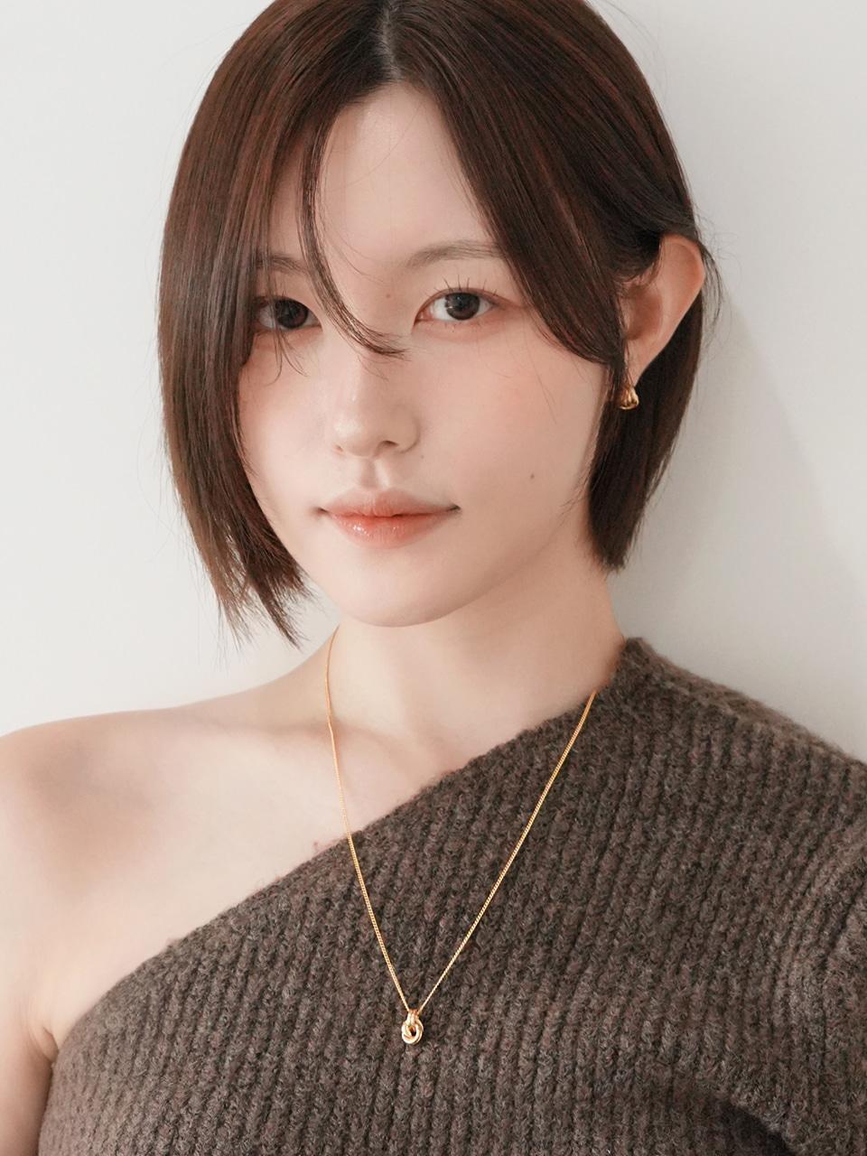 Lump Knotted Necklace_VH2479NE005M