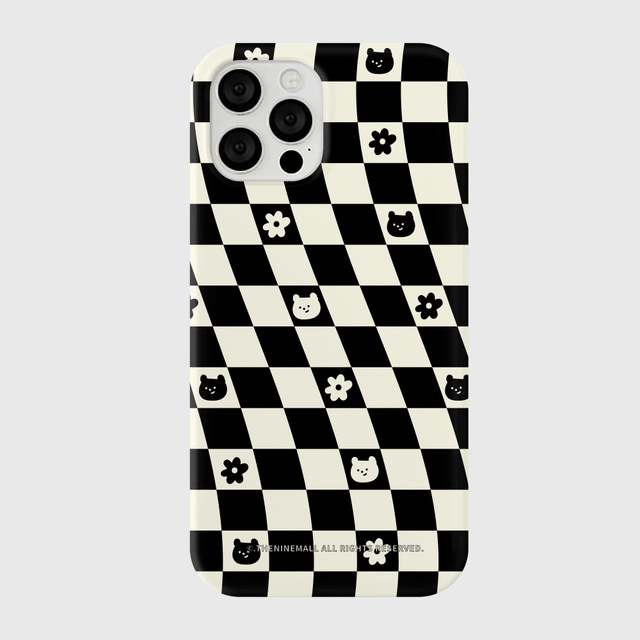 gummy wave checkerboard [하드 폰케이스]