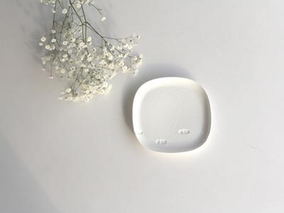 snow waltz plate - square S