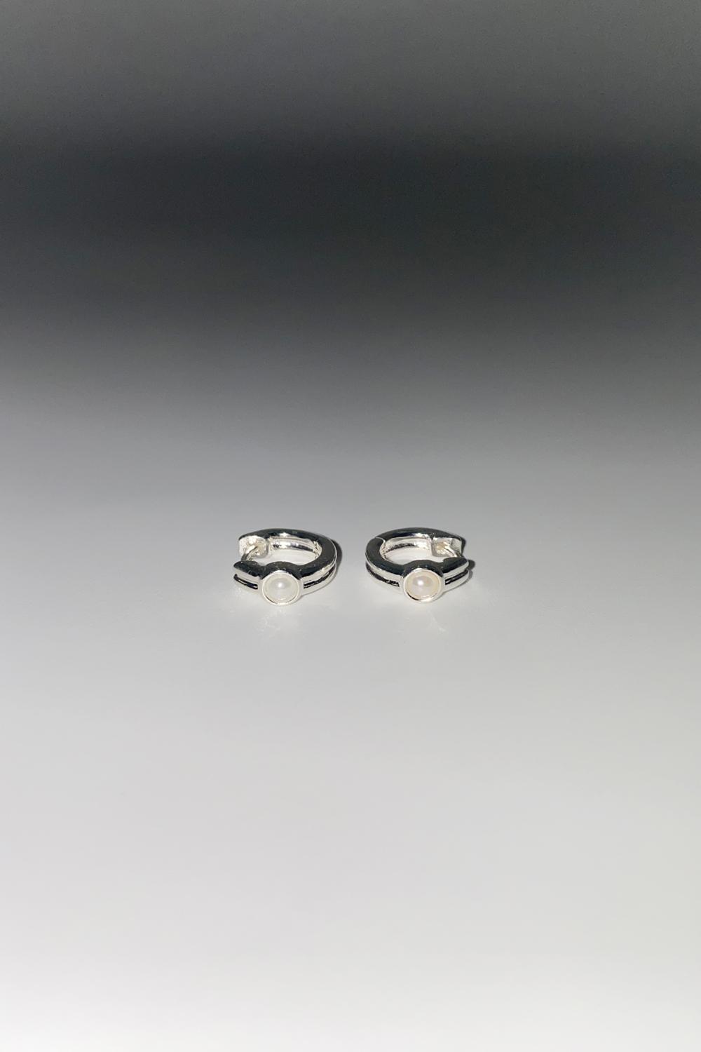 Round Pearl Earrings
