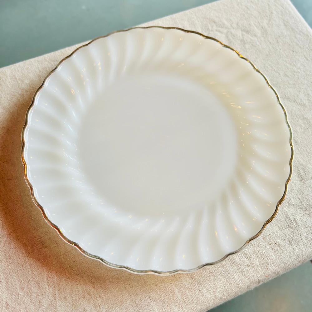 앵커호킹 파이어킹 골드림 접시 스포드 플레이트