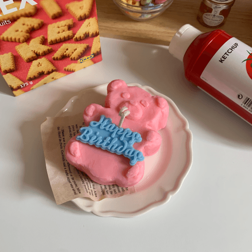 💝무료선물포장💝 해피베어캔들 (+엽서) / 생일선물