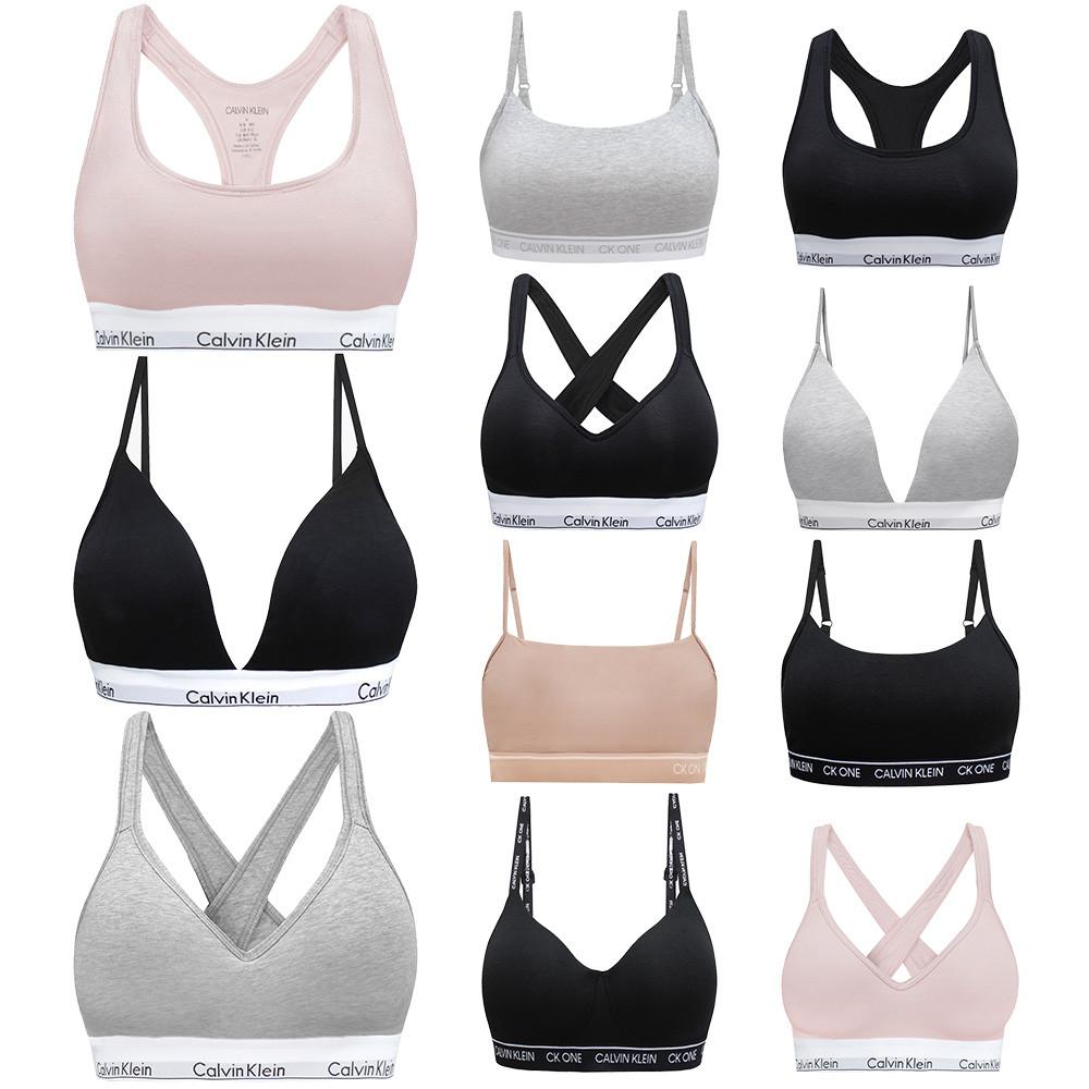 캘빈클라인 언더웨어 CK 여성 브라렛 브라 브래지어 스포츠 노와이어 심리스