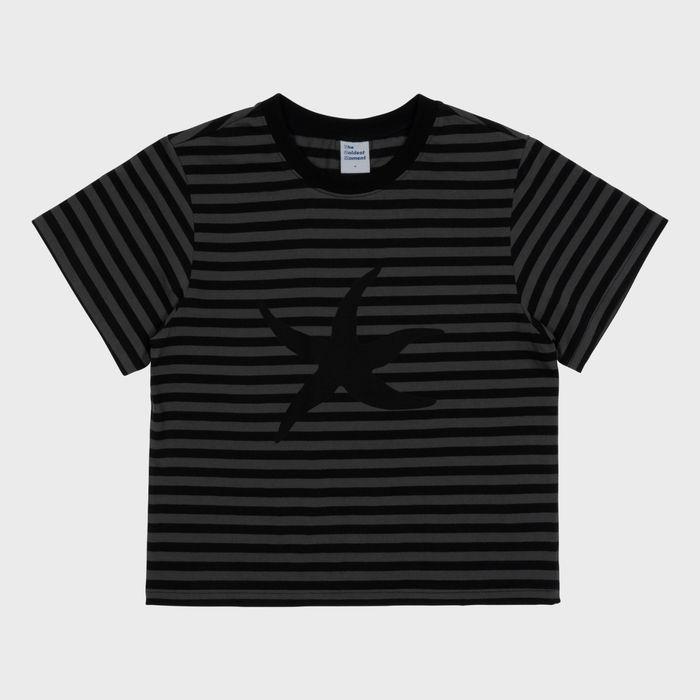 TCM starfish stripe T (black)