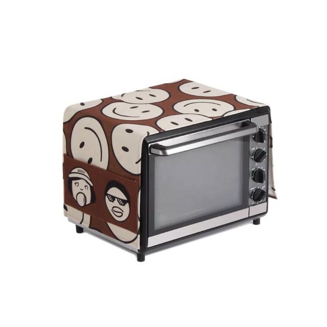 빈티지 스마일 전자레인지 커버 세탁기 냉장고 건조기덮개