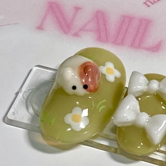 🐹 올리브 뮤트 산책중 햄찌 햄스터 네일 🐹