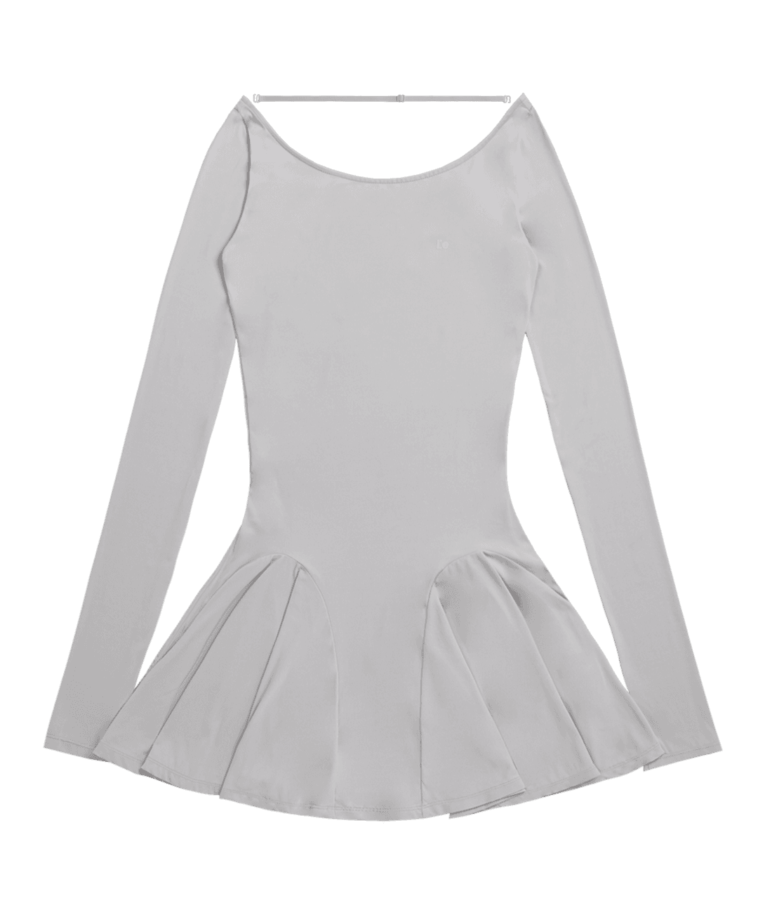 i:e Fluid Longsleeve Dress 01 / Grey